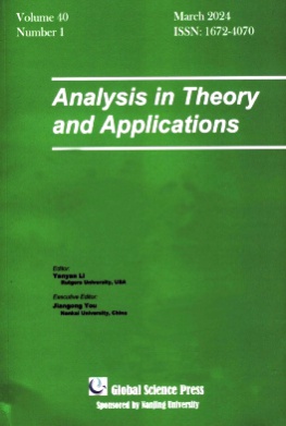 Analysis in Theory and Applications杂志